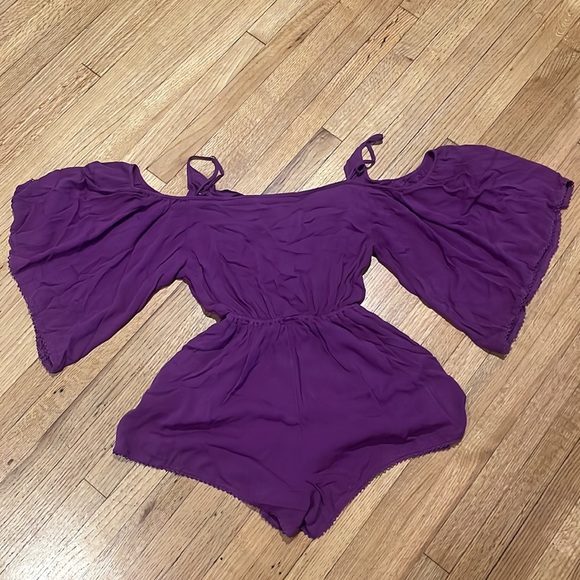 L*SPACE SOHO ROMPER purple size S - Picture 11 of 13